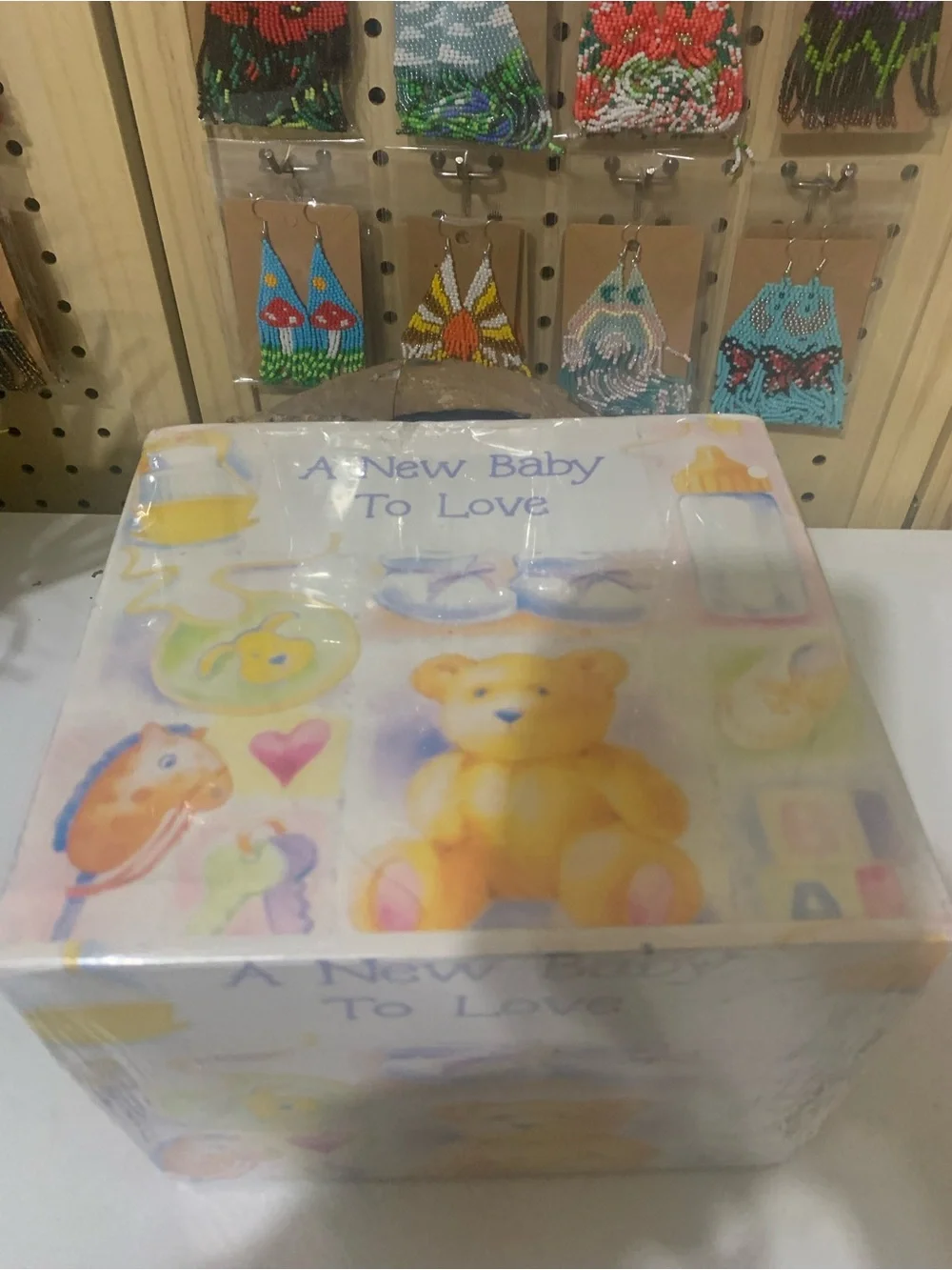 LaVie Our Baby Library Three Photo Albums - Pastel Yellow Teddy Design